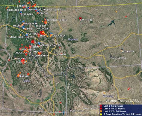 Northwest Fire Map