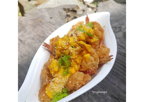 Resep Udang Goreng Tepung dan Saus Telur Asin Asli oleh Aprilian Putri ...