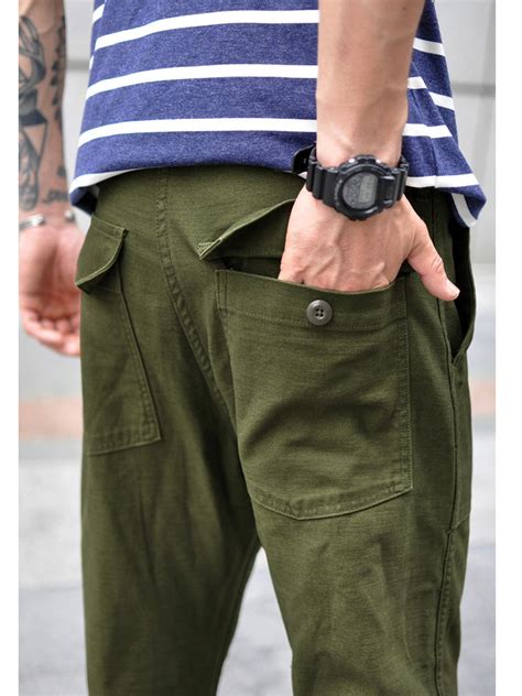 Men's Straight Casual Pants Inspired by OG-107 Fatigue Pants – Madepants