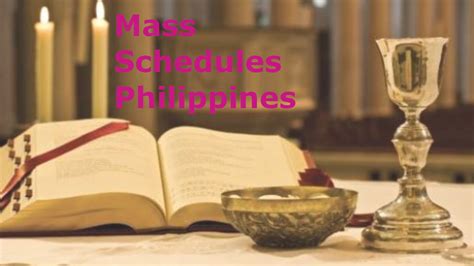 Mass Schedule of Sacred Heart of Jesus Parish, Mati City