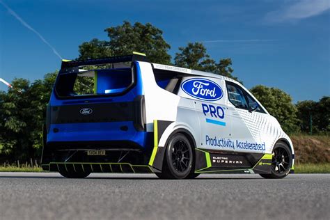 The 1,973-HP Ford Pro Electric Transit SuperVan Is Insanely Cool - CNET