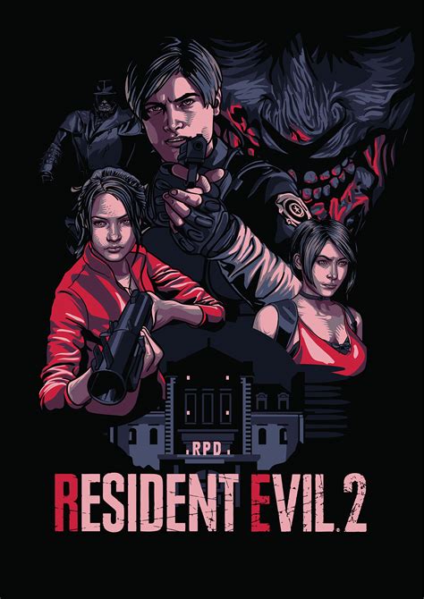 Resident Evil 2 Remake Poster on Behance