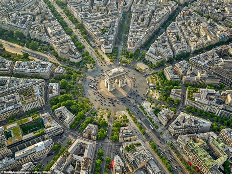 Paris from above: Eiffel Tower and Champs-Élysées in aerial pictures ...