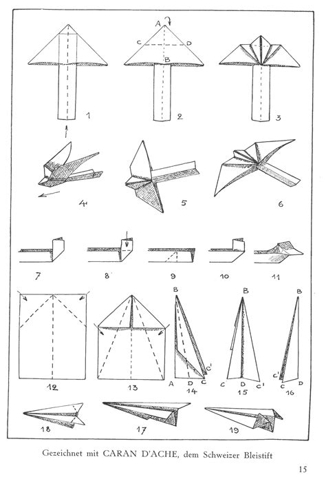 Tough Origami of a Bird and a Super Jet | Free Printable Papercraft ...