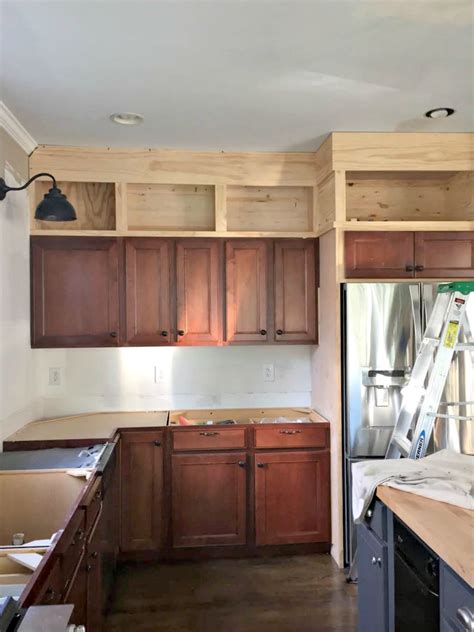 Extending Kitchen Cabinets Up to the Ceiling | Thrifty Decor Chick ...