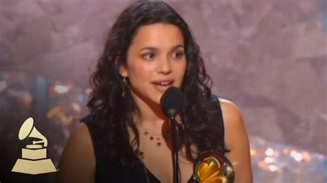 Norah Jones accepting the GRAMMY for Best New Artist at the 45th GRAMMY ...