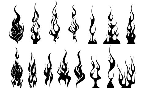 19 Vector Flame Clip Art Images - Free Flame Vector Graphic, Tribal ...