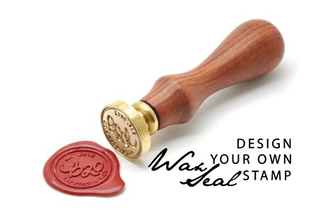 Bespoke Custom Design Your Own Logo Wax Seal Stamp | Backtozero