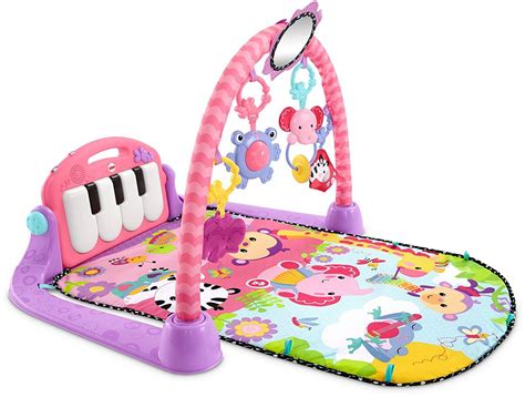 Fisher-Price Kick & Play Piano Gym New-Born Baby Play Mat Activity PINK ...