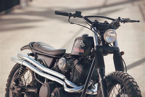 All Systems Go: Yamaha's Brat Style SCR950 | Brat style, Yamaha, Scrambler