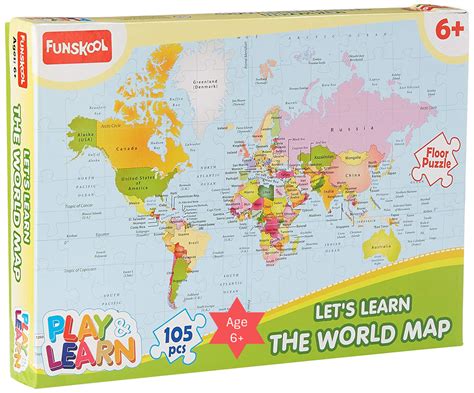 Play and Learn World Map Puzzles | TweenKidz