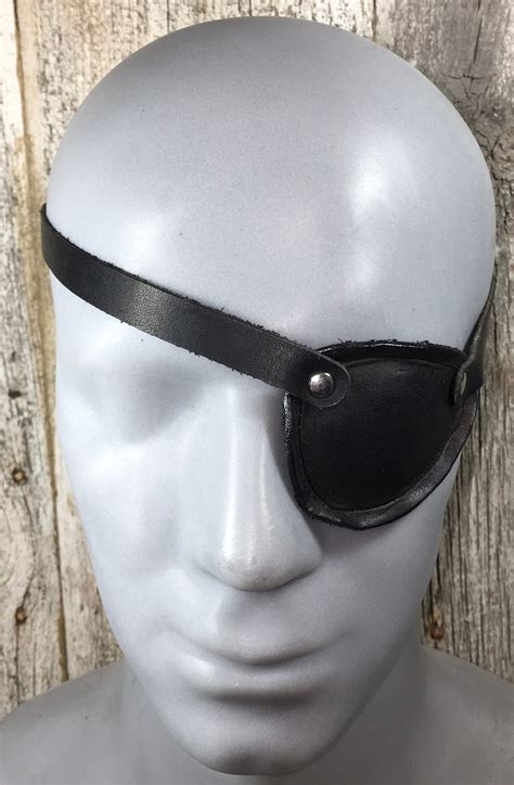 Leather molded Pirate eye patch