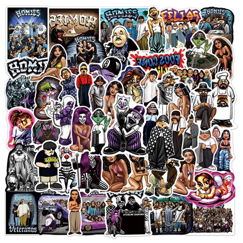 Buy Homies Stickers, 100PCs, Cool Aesthetic Vinyl Stickers and Decals ...