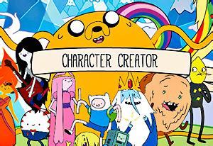 ADVENTURE TIME: CHARACTER CREATOR free online game on Miniplay.com