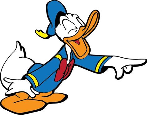 Donald Duck Laughing SVG Free Download