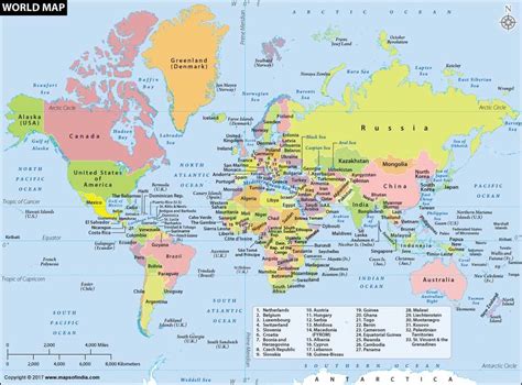 Clickable World Map