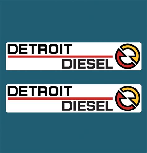 DETROIT DIESEL DECAL STICKER - Auto Tattoo Grafix