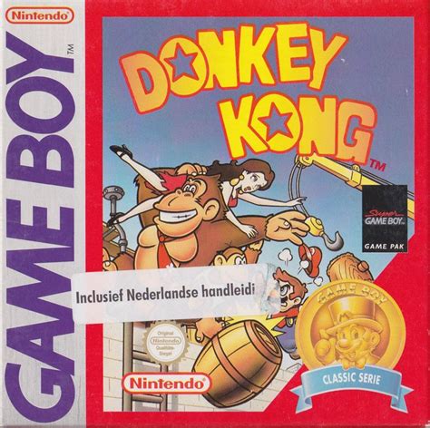 Donkey Kong (1994) Game Boy box cover art - MobyGames