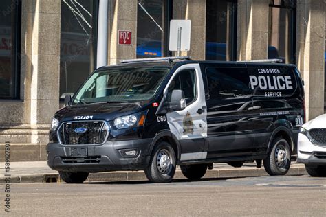 Edmonton, Alberta, Canada. Apr 04, 2023. An Edmonton Police Van Vehicle ...