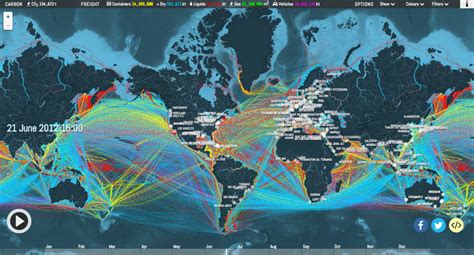 Map lets you visualize shipping traffic around the world | Canadian ...