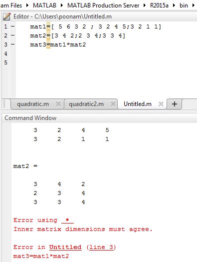 Matrix Multiplication in Matlab | How to Perform Matrix Multiplication?