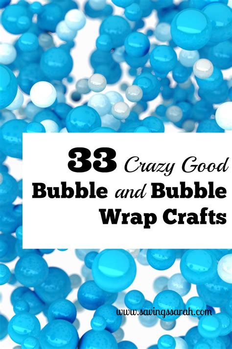 33 Crazy Good Bubble and Bubble Wrap Crafts - Earning and Saving with Sarah