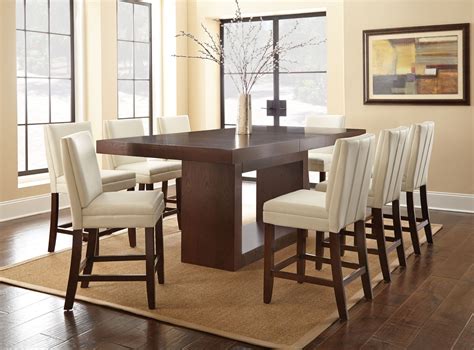 Antonio Extendable Rectangular Counter Height Dining Room Set from ...