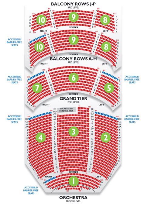 North Charleston Performing Arts Center Seating Chart - Seating-Chart.net