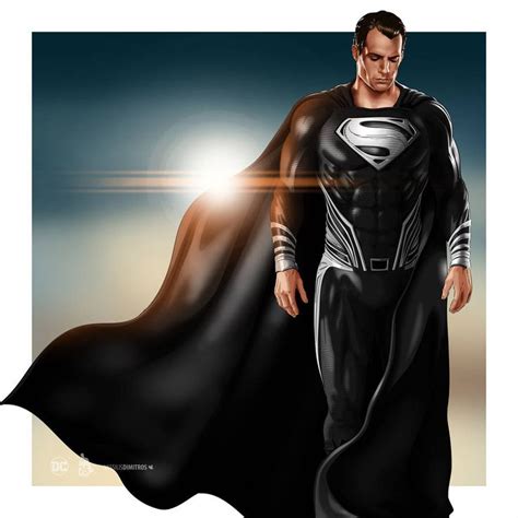 Superman: Justice League (Black Suit) by dimitrosw | Superman black ...