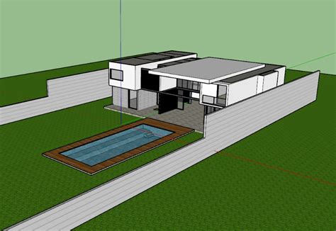 Sketchup Modern House Design