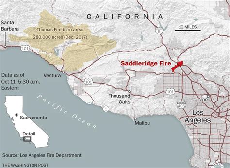 Los Angeles Fire Evacuation Map