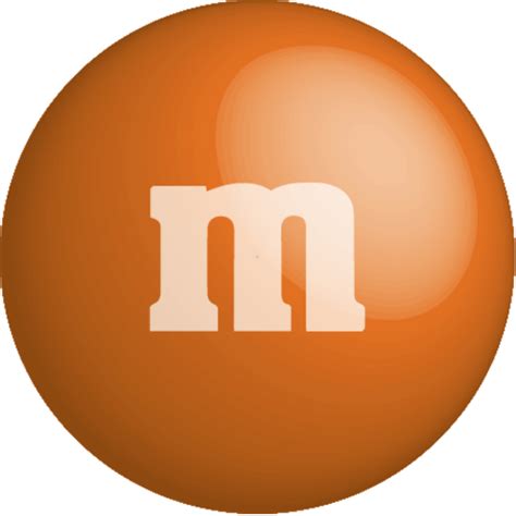 Chocolate, color, colour, m&m, orange icon