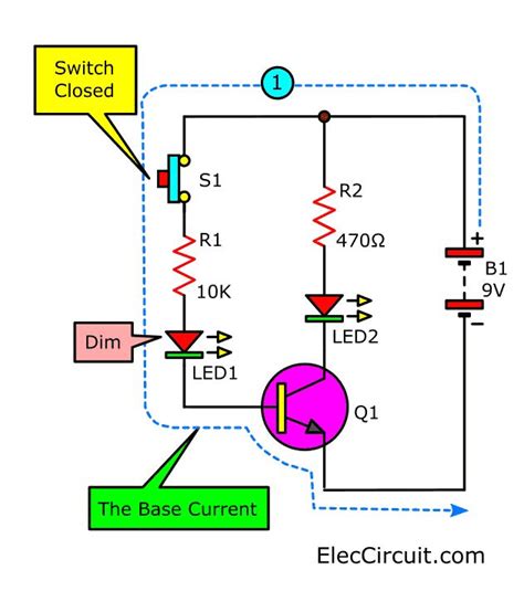 Simple Transistor Circuit Diagram Transistor Switch Circuit