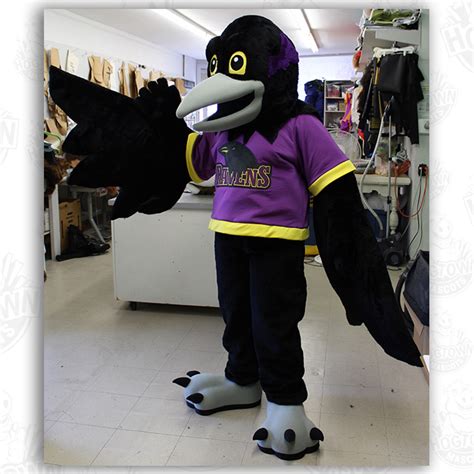 Raven mascot - Custom Mascot Costumes | Mascot Maker For Corporate ...