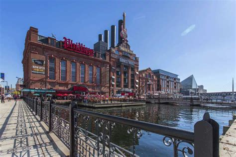 Power Plant and water in Inner Harbor, Baltimore, MD