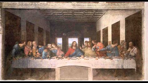 The Original Last Supper By Leonardo Da Vinci