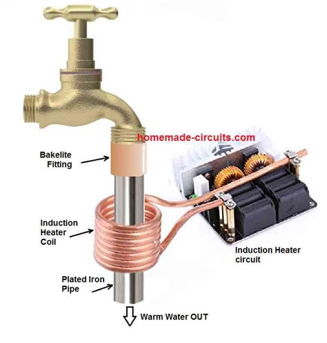 Tap Water Induction Heater Circuit - Homemade Circuit Projects