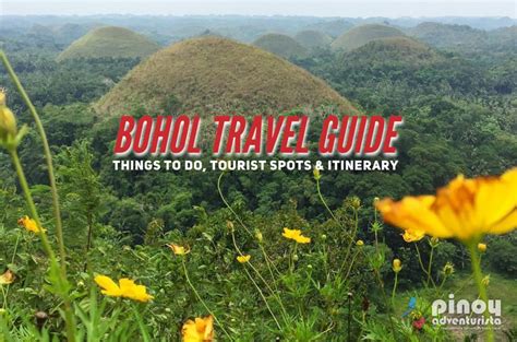 BOHOL ITINERARY: 20 Best BOHOL TOURIST SPOTS and Things to Do (Travel ...