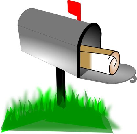 Mailbox Clip Art at Clker.com - vector clip art online, royalty free ...