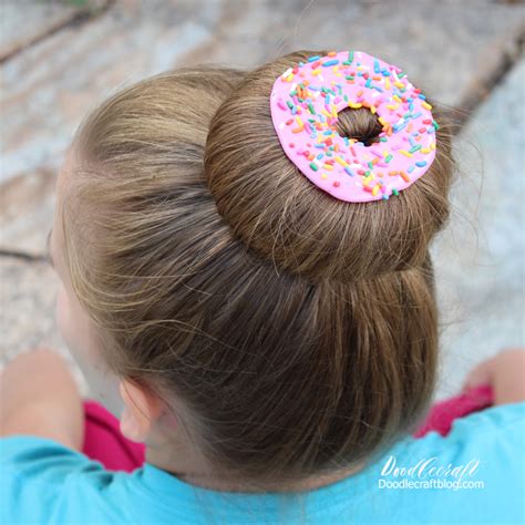 How To Make Hair Bun With Donut