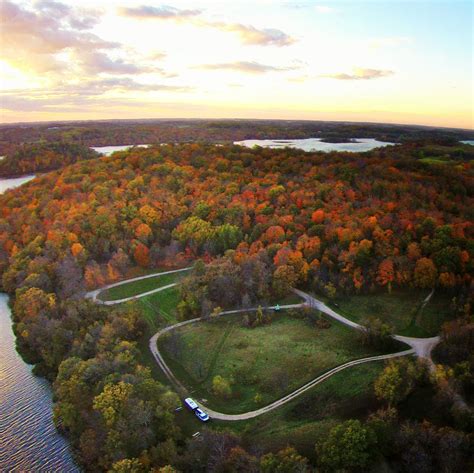 Gorgeous fall colors in Maplewood State Park in Pelican Rapids, MN # ...