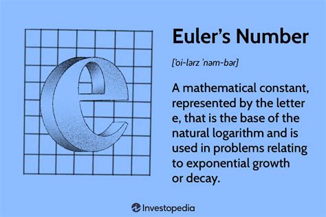 Euler’s Number (e) Explained, and How It Is Used in Finance