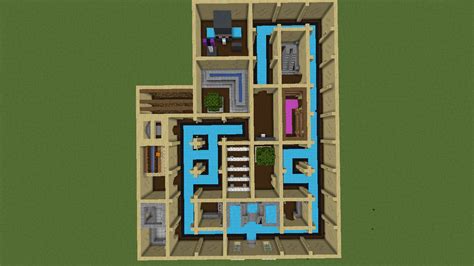 Minecraft Blueprints Layer By Layer Mansion Minecraft