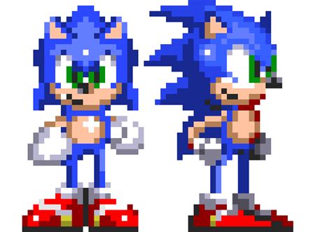 Modern Sonic Sprite Pixel Art Maker Sonic Sprite Png Stunning Free My ...