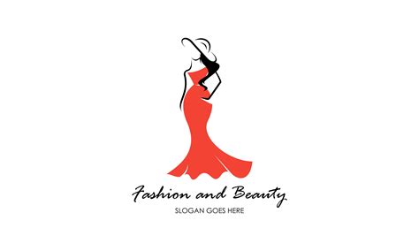 Fashion, Female, Dress and Beauty Logo Graphic by 2qnah · Creative Fabrica