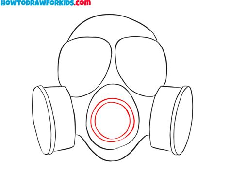 How to Draw a Gas Mask - Easy Drawing Tutorial For Kids