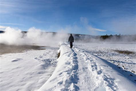 Old Faithful Winter Stock Photos, Pictures & Royalty-Free Images - iStock