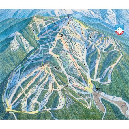 Snowbowl Trailmap Poster - Snowbowl Online Store