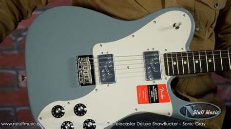 Fender American Professional Telecaster Deluxe ShawBucker - Sonic Gray ...