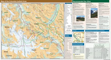 Columbia Icefield Map | Jasper National Park